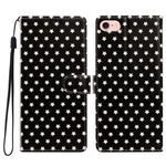Custodia portafoglio in ecopelle con fibbia magnetica per iPhone