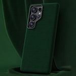 Custodia in pelle microfibra magnetica a copertura totale per Samsung Galaxy S25