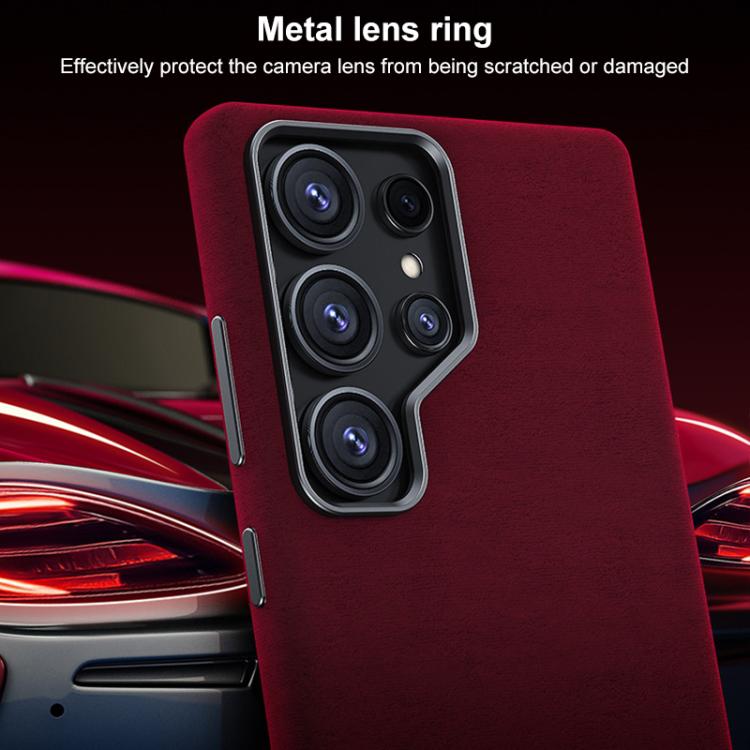Custodia in pelle microfibra magnetica a copertura totale per Samsung Galaxy S25