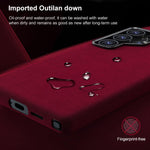 Custodia in pelle microfibra magnetica a copertura totale per Samsung Galaxy S25