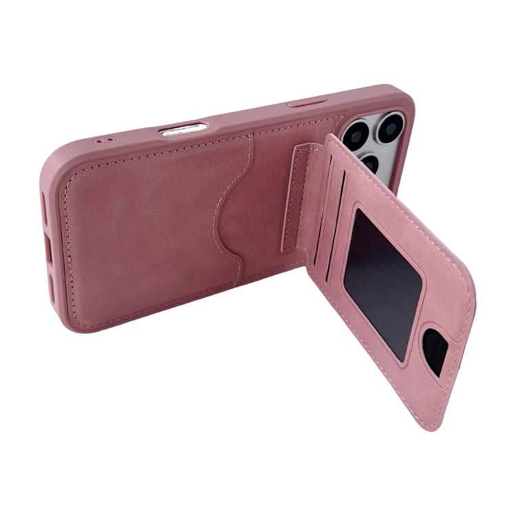 Custodia portafoglio verticale in ecopelle per iPhone 16