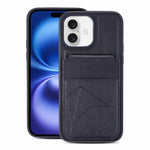Custodia portafoglio verticale in ecopelle per iPhone 16