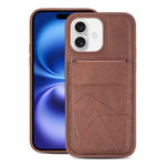 Custodia portafoglio verticale in ecopelle per iPhone 16