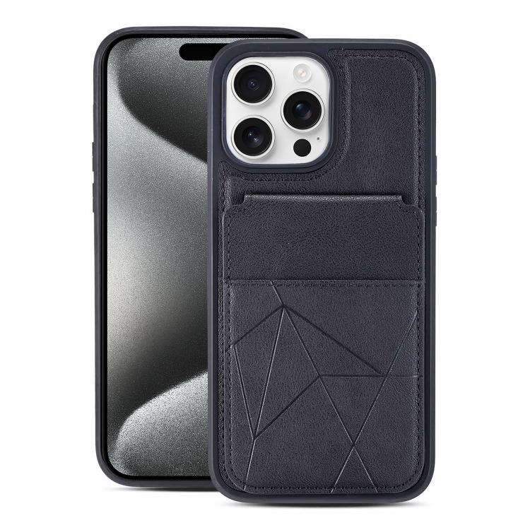 Custodia portafoglio verticale in ecopelle per iPhone 16