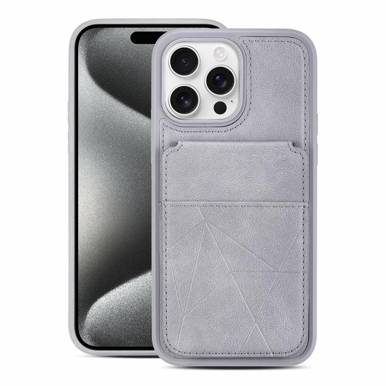 Custodia portafoglio verticale in ecopelle per iPhone 16
