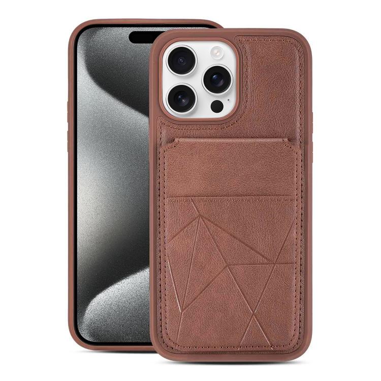 Custodia portafoglio verticale in ecopelle per iPhone 16