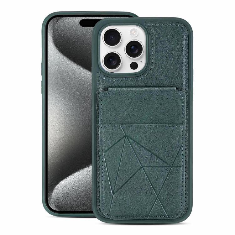Custodia portafoglio verticale in ecopelle per iPhone 16