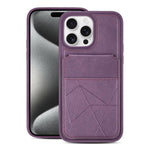 Custodia portafoglio verticale in ecopelle per iPhone 16