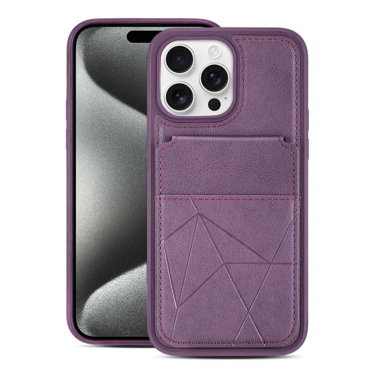 Custodia portafoglio verticale in ecopelle per iPhone 16