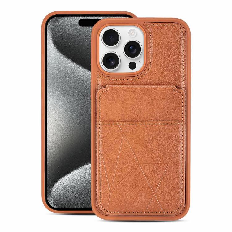 Custodia portafoglio verticale in ecopelle per iPhone 16