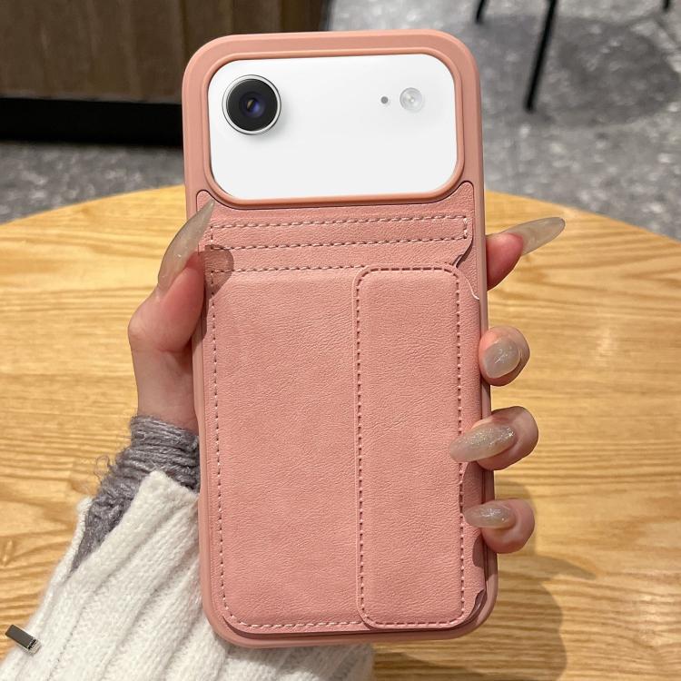 Custodia portafoglio in pelle PU con porta carte per iPhone Air