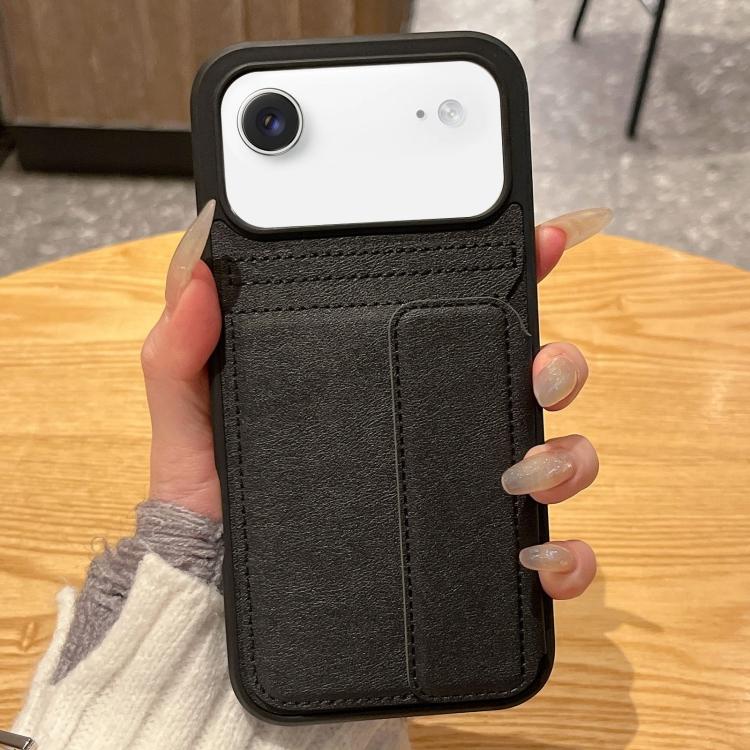 Custodia portafoglio in pelle PU con porta carte per iPhone Air