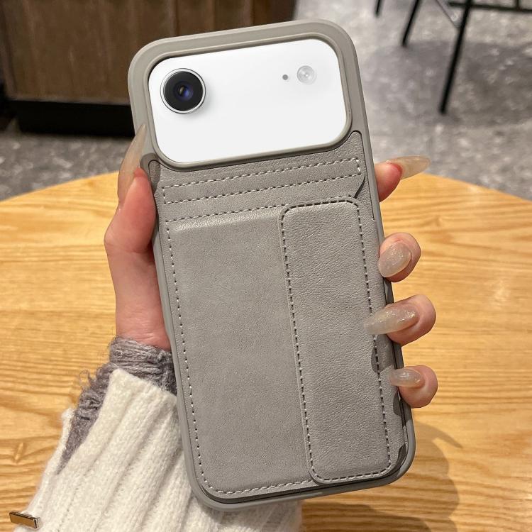 Custodia portafoglio in pelle PU con porta carte per iPhone Air