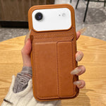 Custodia portafoglio in pelle PU con porta carte per iPhone Air