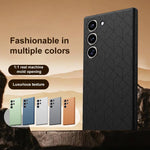 Custodia magnetica con motivo a griglia Cubo di Rubik per Samsung Galaxy S23+ e