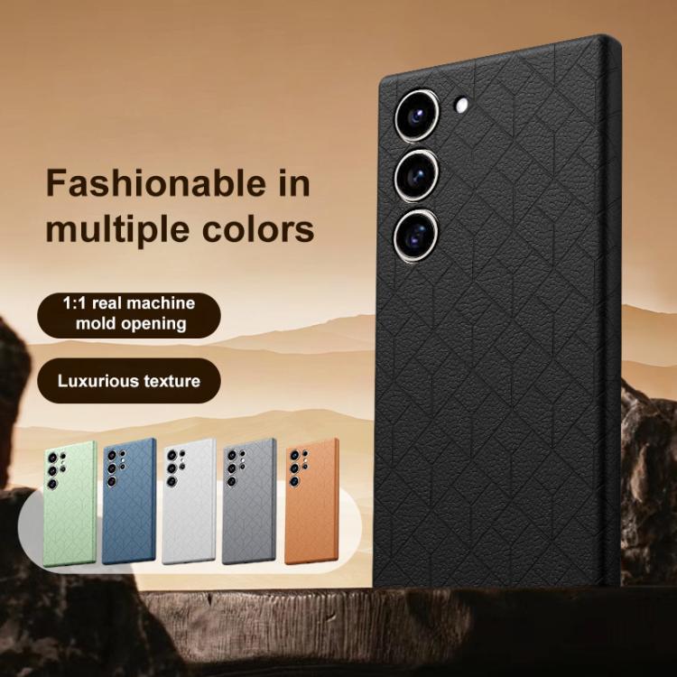 Custodia magnetica con motivo a griglia Cubo di Rubik per Samsung Galaxy S23+ e