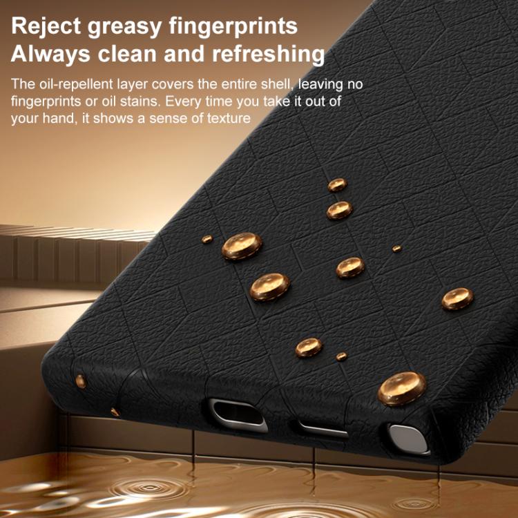 Custodia magnetica con motivo a griglia Cubo di Rubik per Samsung Galaxy S23+ e