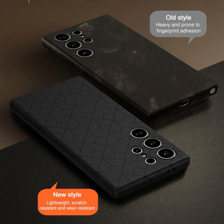 Custodia magnetica con motivo a griglia Cubo di Rubik per Samsung Galaxy S23+ e