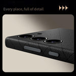 Custodia magnetica con motivo a griglia Cubo di Rubik per Samsung Galaxy S23+ e