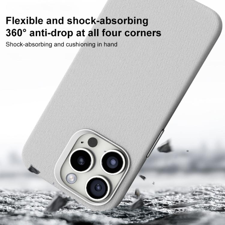 Custodia magnetica in flanella per iPhone 13 Pro