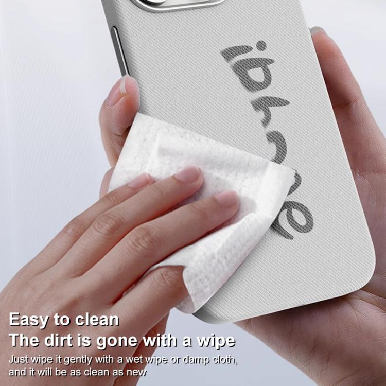 Custodia magnetica in flanella per iPhone 13 Pro