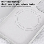 Custodia magnetica in flanella per iPhone 13 Pro