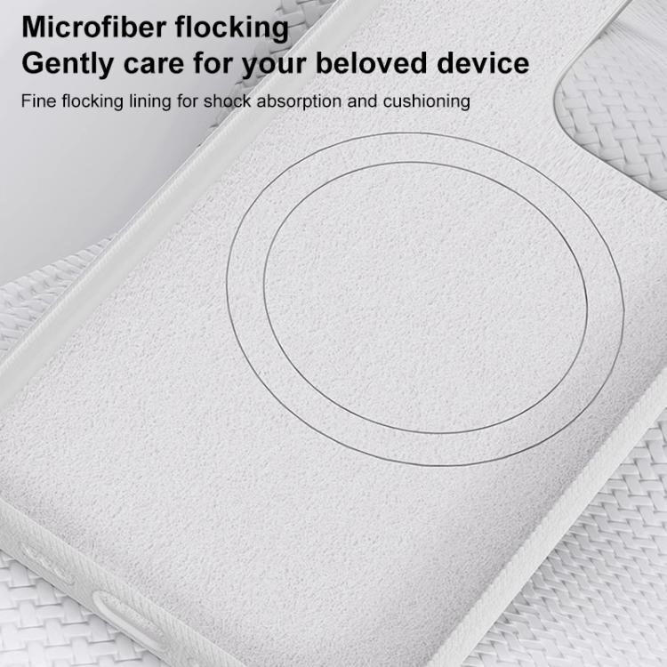Custodia magnetica in flanella per iPhone 13 Pro