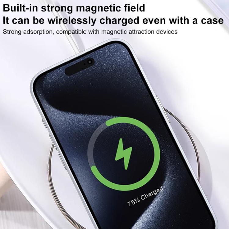 Custodia magnetica in flanella per iPhone 13 Pro