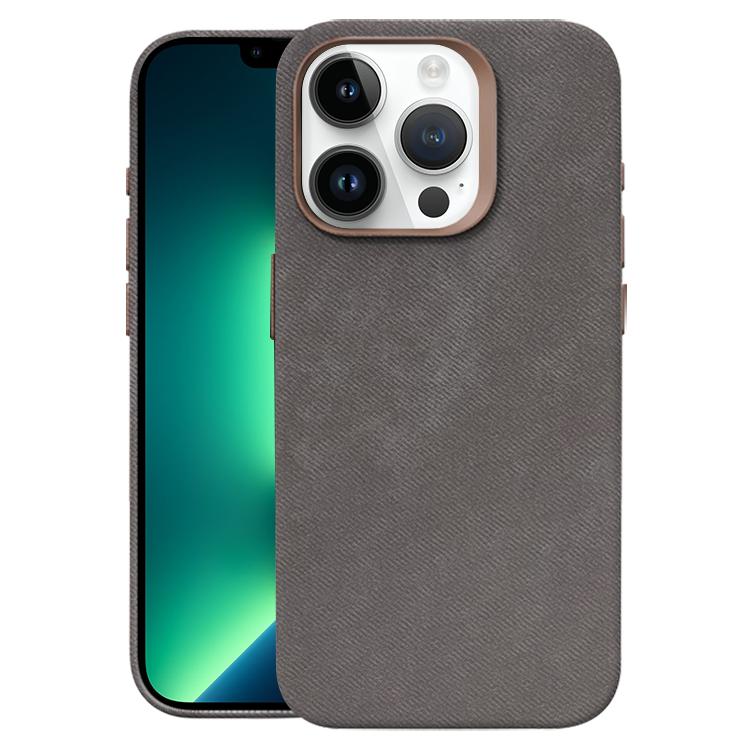 Custodia magnetica in flanella per iPhone 13 Pro