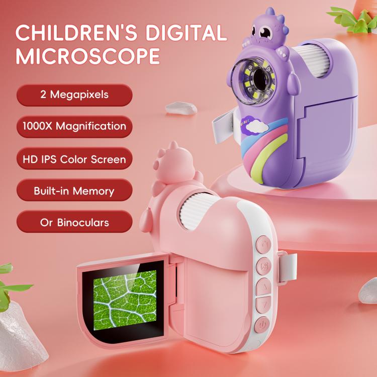Microscopio digitale per bambini dinosauri Inskam362 2" 2MP