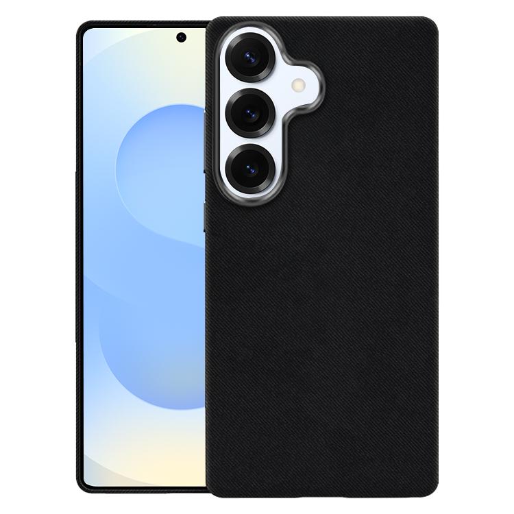 Custodia magnetica a copertura totale con texture in flanella per Samsung Galaxy