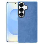 Custodia magnetica a copertura totale con texture in flanella per Samsung Galaxy