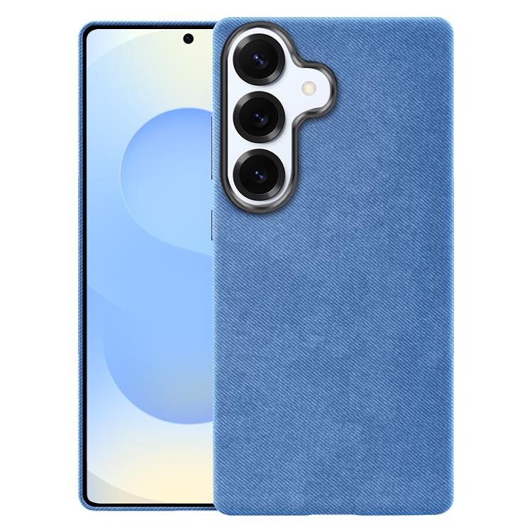 Custodia magnetica a copertura totale con texture in flanella per Samsung Galaxy