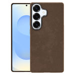 Custodia magnetica a copertura totale con texture in flanella per Samsung Galaxy