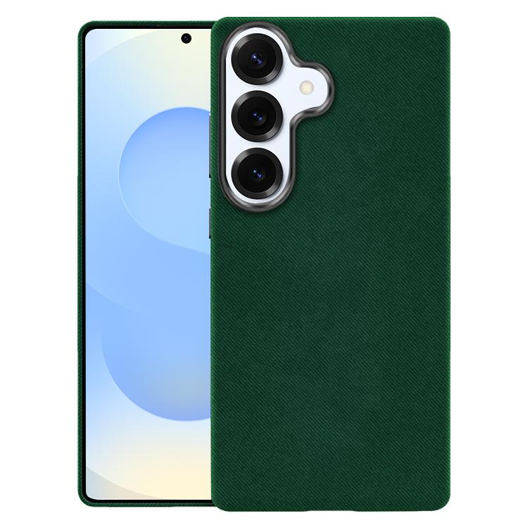 Custodia magnetica a copertura totale con texture in flanella per Samsung Galaxy