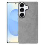 Custodia magnetica a copertura totale con texture in flanella per Samsung Galaxy