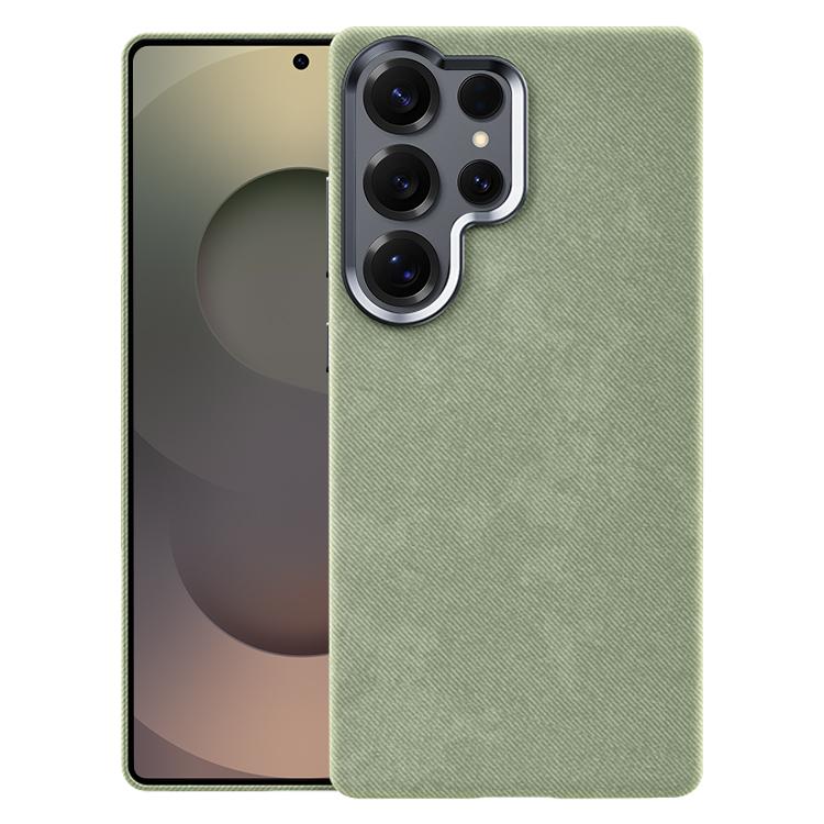 Custodia magnetica a copertura totale con texture in flanella per Samsung Galaxy