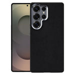 Custodia magnetica a copertura totale con texture in flanella per Samsung Galaxy