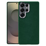 Custodia magnetica a copertura totale con texture in flanella per Samsung Galaxy