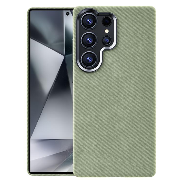 Custodia magnetica a copertura totale con texture in flanella per Samsung Galaxy