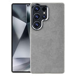 Custodia magnetica a copertura totale con texture in flanella per Samsung Galaxy