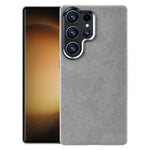 Custodia magnetica a copertura totale con texture in flanella per Samsung Galaxy
