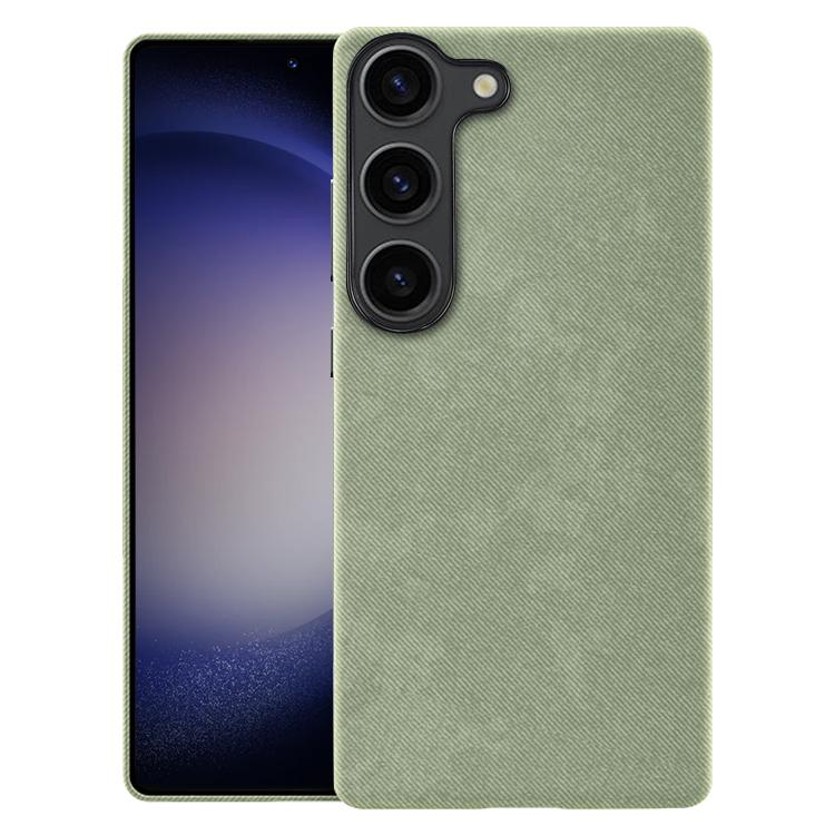 Custodia magnetica a copertura totale con texture in flanella per Samsung Galaxy