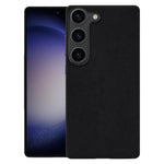 Custodia magnetica a copertura totale con texture in flanella per Samsung Galaxy