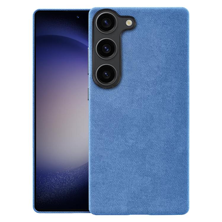 Custodia magnetica a copertura totale con texture in flanella per Samsung Galaxy