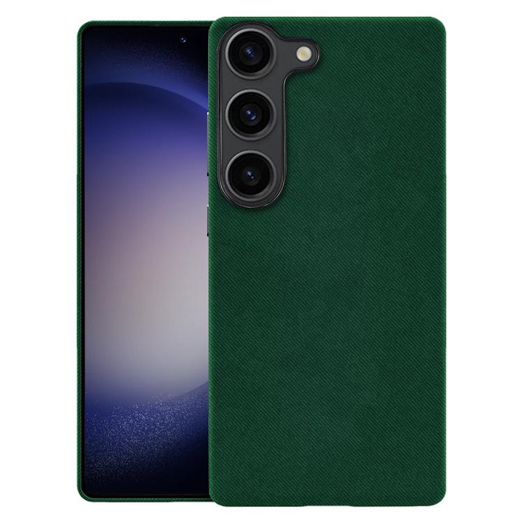 Custodia magnetica a copertura totale con texture in flanella per Samsung Galaxy