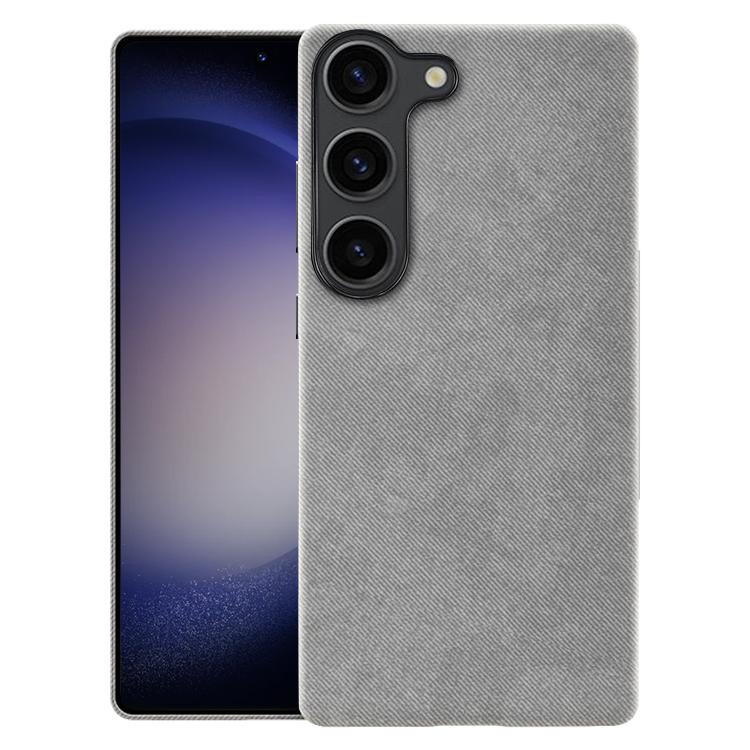 Custodia magnetica a copertura totale con texture in flanella per Samsung Galaxy