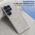 Custodia magnetica a copertura totale con texture in flanella per Samsung Galaxy