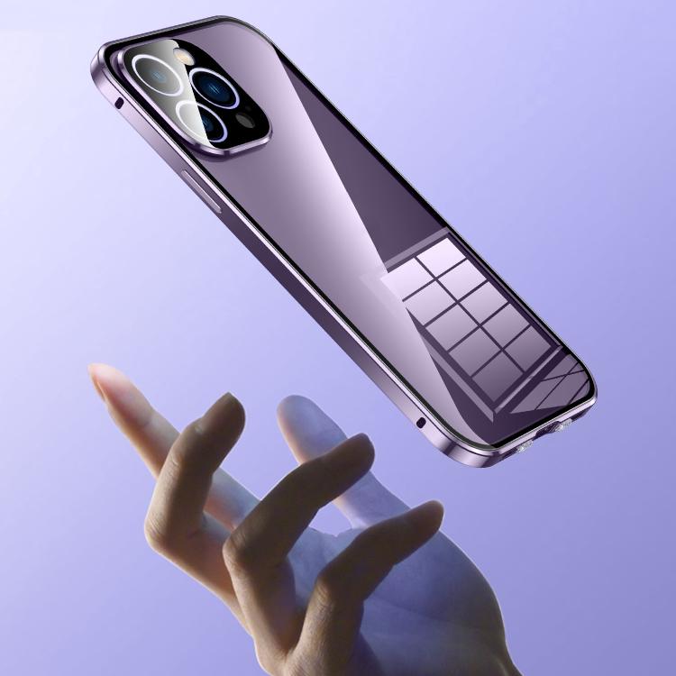 Custodia vetro temperato con doppia fibbia magnetica iPhone 17 Pr