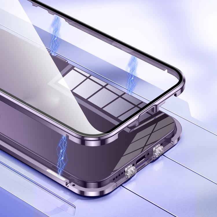 Custodia vetro temperato con doppia fibbia magnetica iPhone 17 Pr